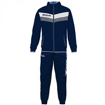 Chándal Givova Matador azul/azul, microfibra, talla M