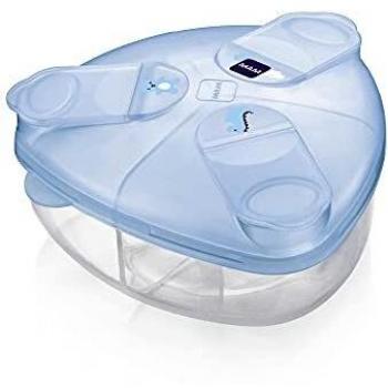 MAM Dosificador Milk Powder Box A141 - Dispensador De Leche En Polvo, Azul