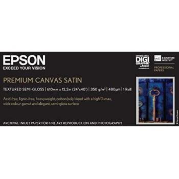 Epson Premium Canvas Satin - Rollo de papel