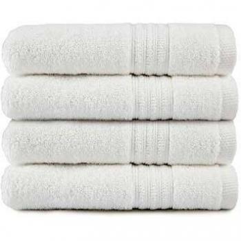 TRIDENT Juego Toalla de Mano - Soft Comfort - Toallas Grandes, 100% algodón Rico en Aire, 550 gsm, 4 Pieza Juego Toallas de Mano, súper Absorbente