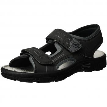 Richter KinderschuheAdventure - Sandalias de Punta Descubierta Niños
, color negro, talla 35 EU