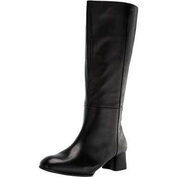 Bota Camper Katie para Mujer - Piel Lisa Negra, Talla 36