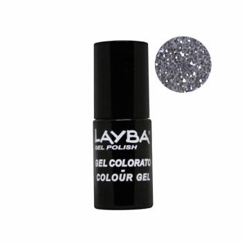 Smalto Semipermanente Layba N°686 con Brillo Plateado - 5 ml