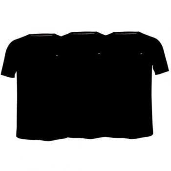 Tommy Hilfiger 3-Pack Men's T-Shirts, Black, Size XL