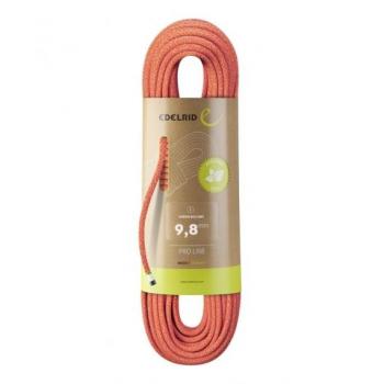 Edelrid Heron Eco Dry 9.8mm Climbing Rope - Fire Red, 60m
