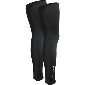 VeloChampion Thermo Tech Lite Calentadores de piernas para Ciclismo - Negros Leg Warmers Black