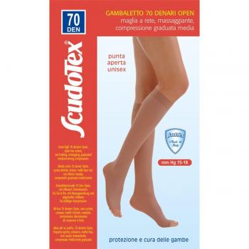 Scudotex Calcetín 70 Punta Abierta Skin Talla 2 1 Par