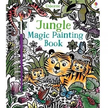Libro de Pintura Mágica: Selva por Sam Taplin, ilustrado por Federica Iossa
