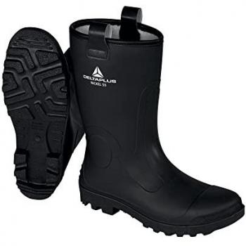 Botas de seguridad Delta Plus NICKEL S5 CI SRC, color Negro y Blanco, talla 43
