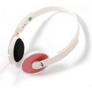Omega FH3930T Diadema, Banda para Cuello Binaural Alámbrico Rojo, Blanco - Auriculares