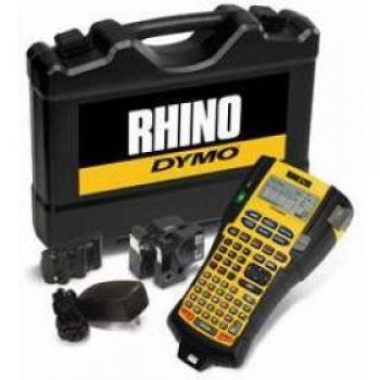 Kit de Impresora Térmica de Etiquetas Dymo Rhino 5200 con Estuche Duro y Adaptadores, 180 x 180 DPI