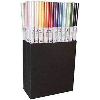 Set de Rollos Pequeños Clairefontaine Dorado/Negro 5x0.35m con Cinta Incluida