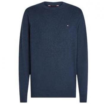 Tommy Hilfiger Men's 1985 Flex Crew Neck Sweatshirt - Aegean Sea Heather - Size M