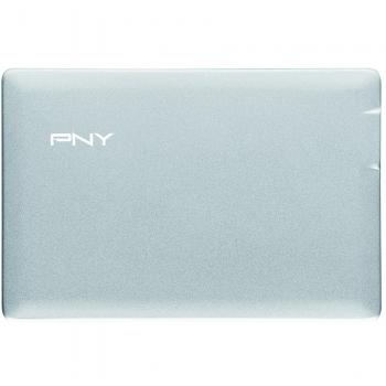 PNY P-B2500-1CCAS01-RB - Batería externa de 2500 mAh, color plata