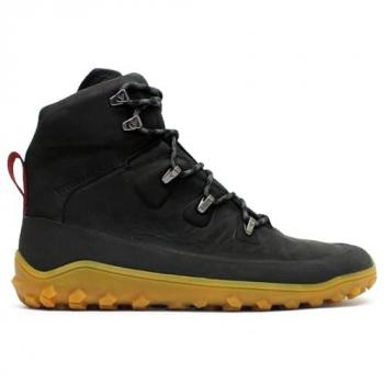 Vivobarefoot Men's Tracker Leather AT Sneakers in Obsidian, EU Size 42