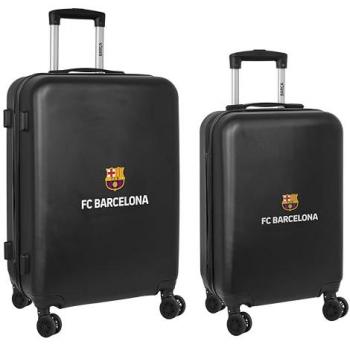 SAFTA SET 2 MALETAS DE CABINA 20+ MEDIANO 24 F.C.BARCELONA 3ª EQUIPACION - Maleta de Cabina Licencia Oficial - Diseño Moderno - Ideal para Viajes