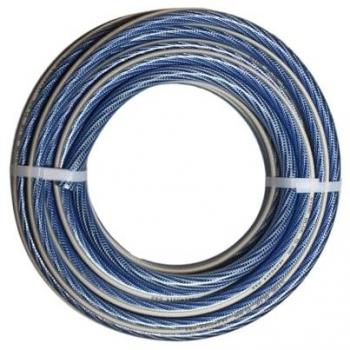 Manguera Doméstica Keroppa Blue Star Plus 20 mm x 50 m Tricotada con Refuerzo Antitorsión PVC Atóxica Azul