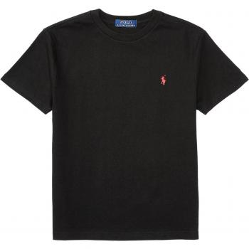 Camiseta de niño Polo Ralph Lauren de algodón negro, ajuste regular