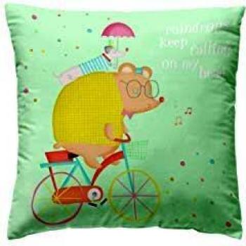 Pooch Funda COJIN Raindrops, Algodón 100%, Multicolor, 40 x 40