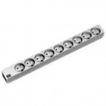 Multipresa 19 1U Bachmann, 9 Salidas UTE, CEE7/7, 16A, 3600W, Cable de 2m, Montaje Horizontal o Vertical