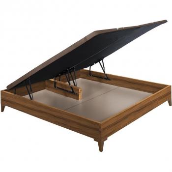 Magister - Canapé abatible de madera con patas Verona Magister