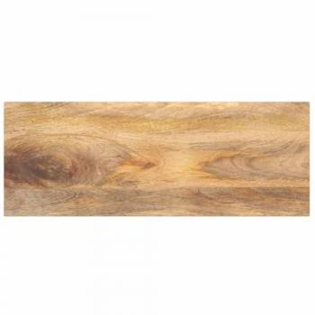 Tablero de Mesa Rectangular de Madera Maciza de Mango 70x20x3.8 cm
