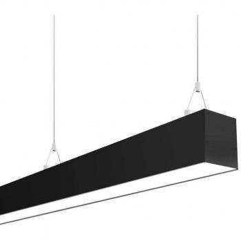 LEDBOX Lámpara colgante SERK 70W 208cm TRIAC regulable negro blanco cálido