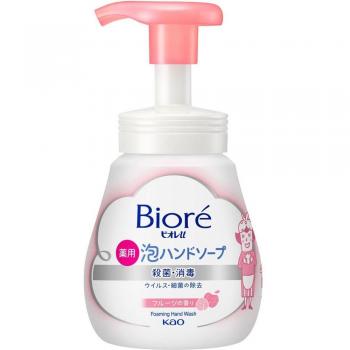 Kao Biore U Foam Hand Soap - Fruit Scent, 240mL Pump (Quasi-Drug)