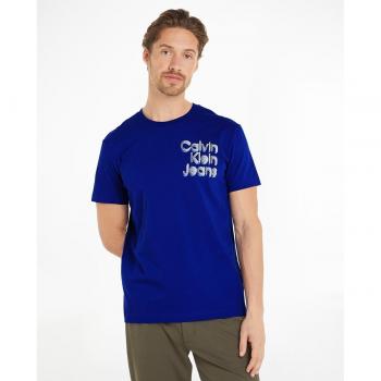 Camiseta Hombre Manga Corta Calvin Klein Jeans con Logo 3D Estampado