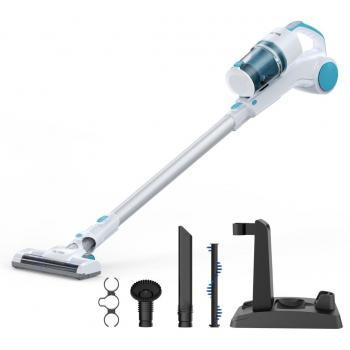 Aspiradora Hogar MLITER, Aspirador Escoba 2 en 1, Aspirador sin Cable, sin Bolsa, de Mano, 22.2V, 120W, Autonomía 40 min, Filtro HEPA, Depósito 0.3L, Aspirador Coche Doméstico, Pelo Mascotas …