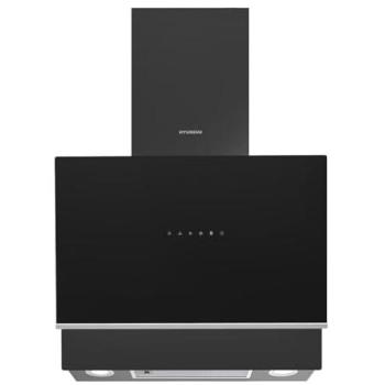 Campana Extractora Decorativa Hyundai HCPD600AN 60cm, Potencia 253m³/h, Doble Tiro, 4 Velocidades, Control Táctil y Filtro Lavavajillas