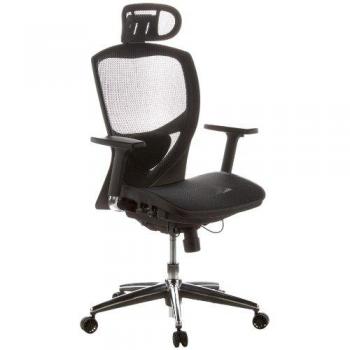Hjh office 657000 venus one silla de oficina tejido en malla negro