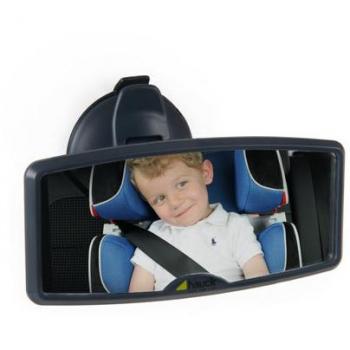 Hauck Watch Me 2 - Espejo retrovisor para parabrisas, uso para sillas de auto en dirección marcha, ventosa con gran sujeción, 12 x 8 cm