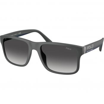 Gafas de Sol Polo Ralph Lauren PH4195U 55898G Hombre Inyectadas Grises Geométricas Normal Sombreado