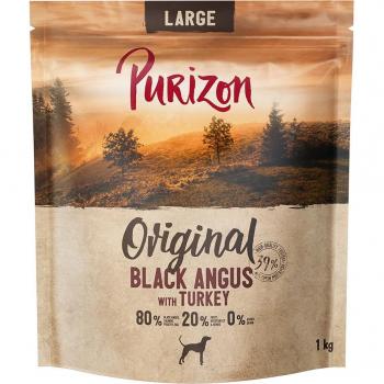 Purizon Large Black Angus con pavo - 4 x 1 kg - Pack Ahorro