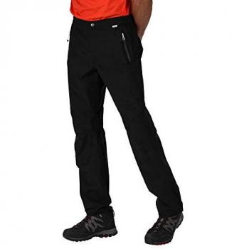 Regatta Men's Breathable Highton Waterproof Overtrousers Black, Size: XXXL Short