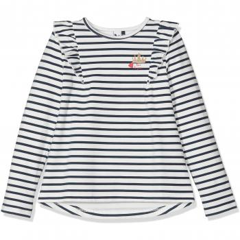 3 Pommes tee-Shirt 3M10054, Camiseta para Niñas, Blanco