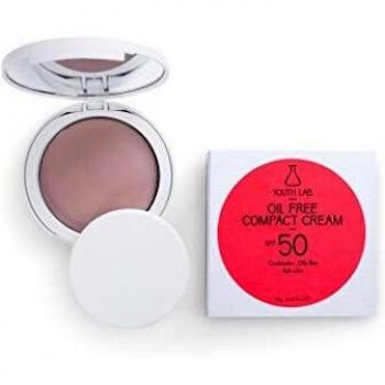 Youth Lab Oil-Free Compact Cream SPF 50 for Combination to Oily Skin 10g Dark