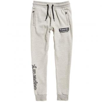 Superdry International Applique Jogger Pantalones de Deporte, Gris