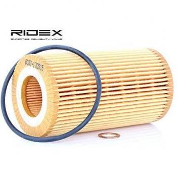 Filtro de aceite RIDEX 7O0072 para BMW y LAND ROVER, cartucho filtrante con juntas