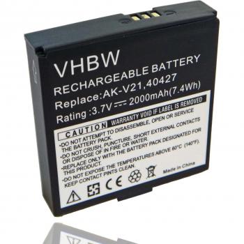 BATERÍA LI-ION 2000mAh compatible con teléfonos para mayores EMPORIA Talk V20, Talk V21, Time V20 sustituye AK-V21, 40427