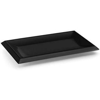 Lacor - 63542 - Bandeja Rectangular De Melamina Classic 30x22x2cm- Negro
