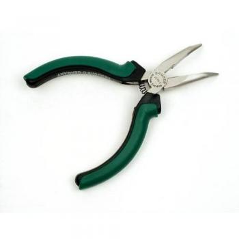 Brüder Mannesmann M 1070-5 Alicate Boca Puntiaguda Curva 120mm