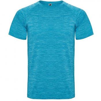 ROLY Austin - Camiseta Técnica de Manga Corta para Niño, Tejido Space Dye, Estilo Ranglán