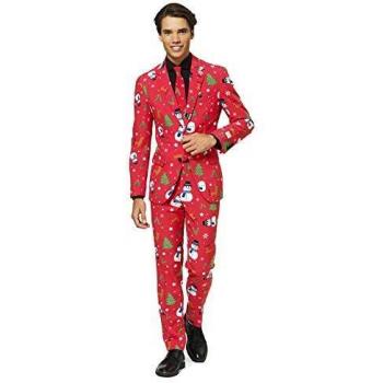 Men's Red Christmas Suit