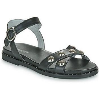 Sandalias NeroGiardini E410490D para mujer, color negro, diseño elegante, suela de goma antideslizante, plantilla acolchada para mayor comodidad, cierre tipo hebilla ajustable