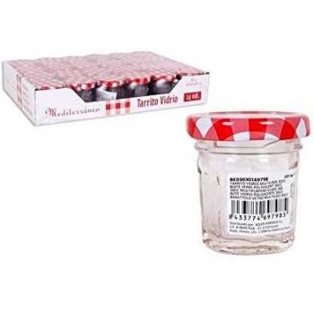 Mediterraneo 68809 Tarro de Cristal, Glass, Multicolor, 825 ml