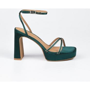 Sandalia Tacón Plataforma MIM GRETA Mujer Verde 11cm