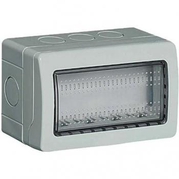 Bticino IP55 Waterproof Surface Mount Box for 4 Modules - Gray