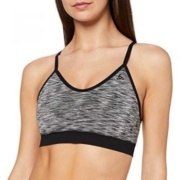 Odlo Sujetador Deportivo Sports Bra Fitness Soft BH, Mujer, Sports Bra Fitness Soft, Negro, Extra-Small